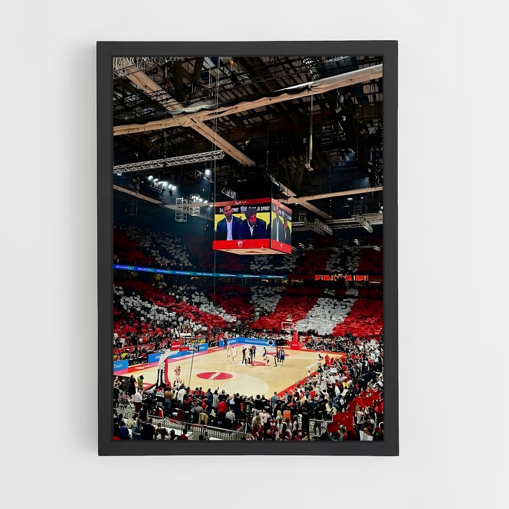 Poster Red star belgrade – affiche Basketball (vue 2)